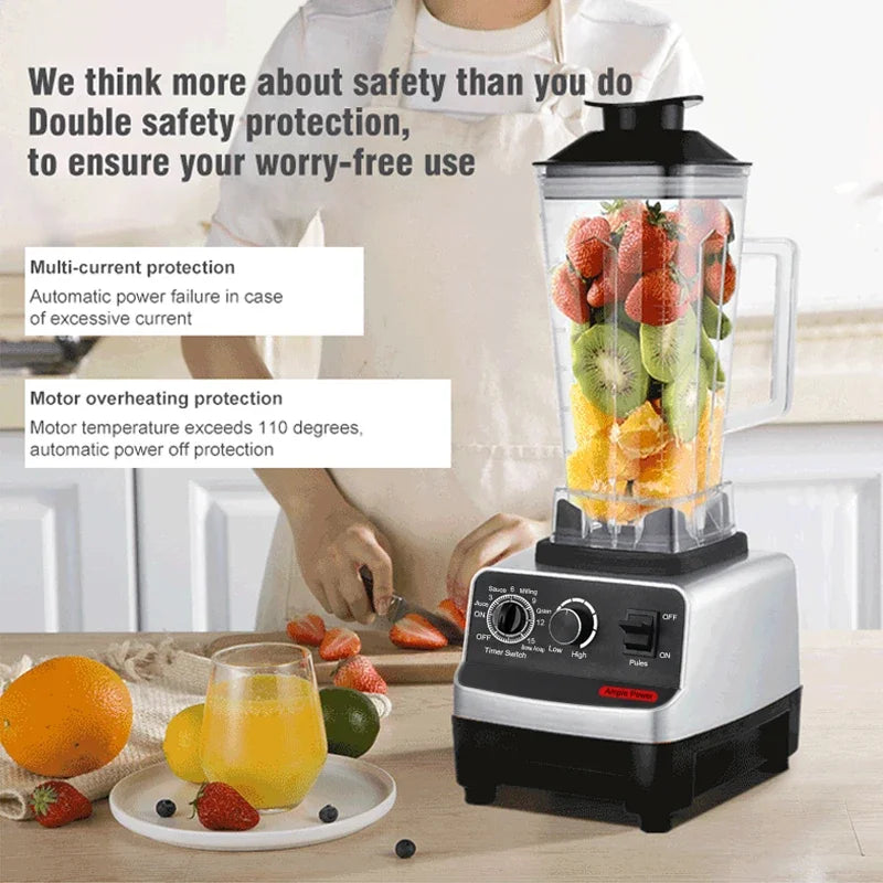 2000W Smart Commercial Timer Blender